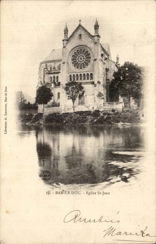 Bar-le-Duc — Igreja de São João — Livraria A. Laurent - Frente