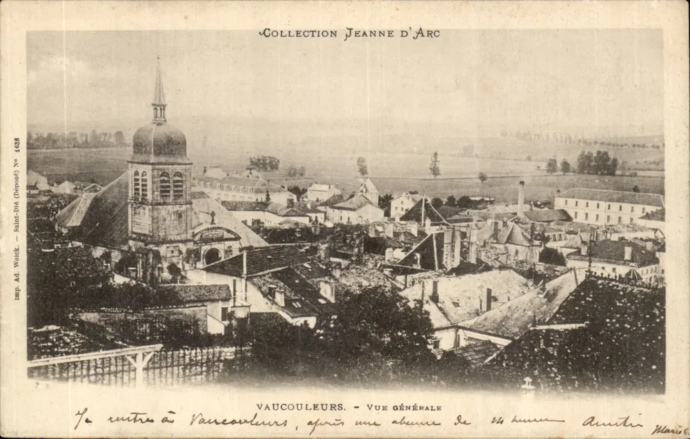 Vaucouleurs - Allgemeiner Blick — Sammlung Jeanne d'Arc — Imp. Ad. Weick, Saint-Hié (Dep. 55) Nr. 1438 - Vorderseite
