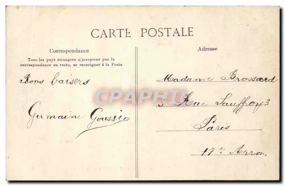 Saint-Martin-du-Bec — Castelo do Bec — O Litoral (Seine-Inférieure) — L.J. n°471 - Verso
