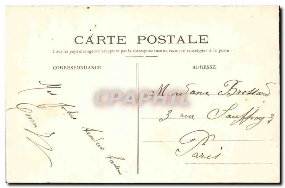 Verdun — Perspectiva, Cidade Baixa — Éd. J. Dabertone, Verdun - Verso