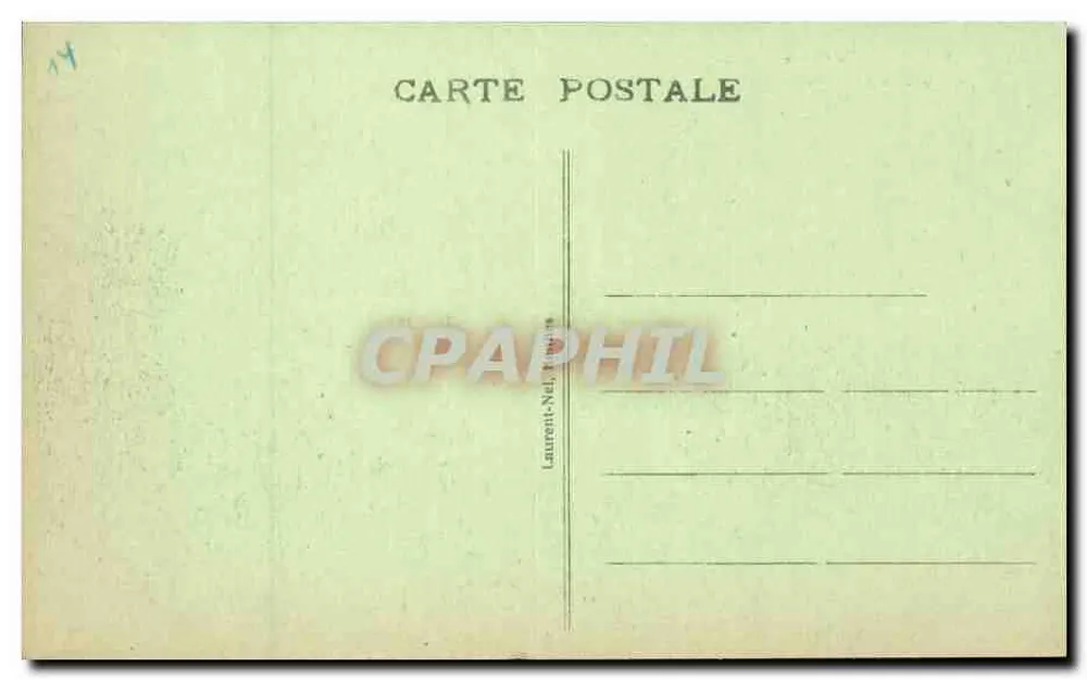 Granville - Ansicht der Pointe du Roc bei Sonnenuntergang — Verlag Laurent-Nel, Nr. 3313 - Rückseite
