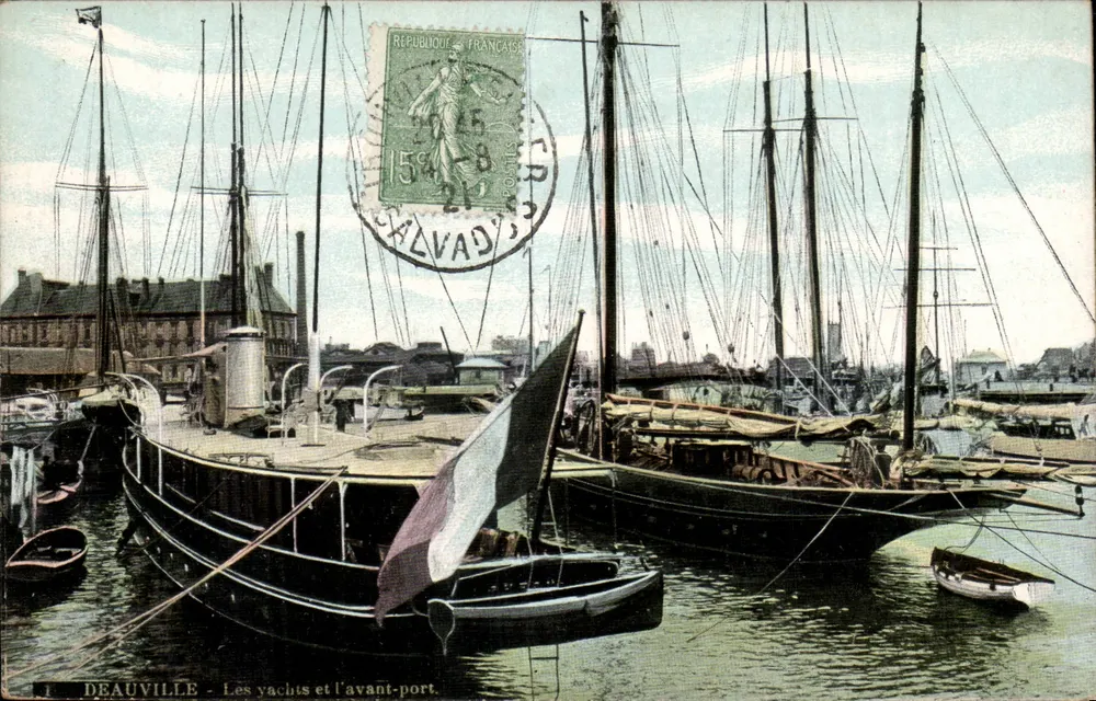 Deauville — Die Yachten und der Hafen — AQUIL PHOTO L.Y. & CH. - Vorderseite