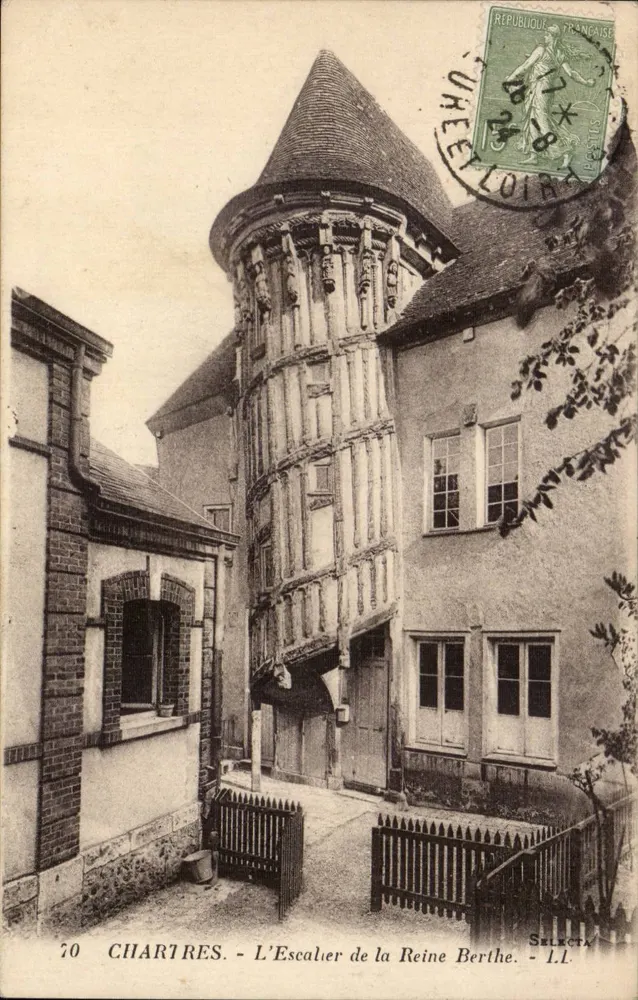 Chartres - A Escada da Rainha Berthe — Selecta, n°70 - Frente