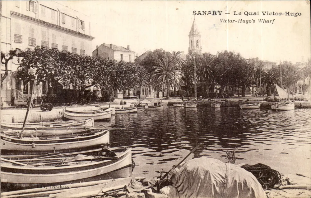 Sanary — Ansicht des Quais Victor-Hugo — Verlag Trinchero - Vorderseite