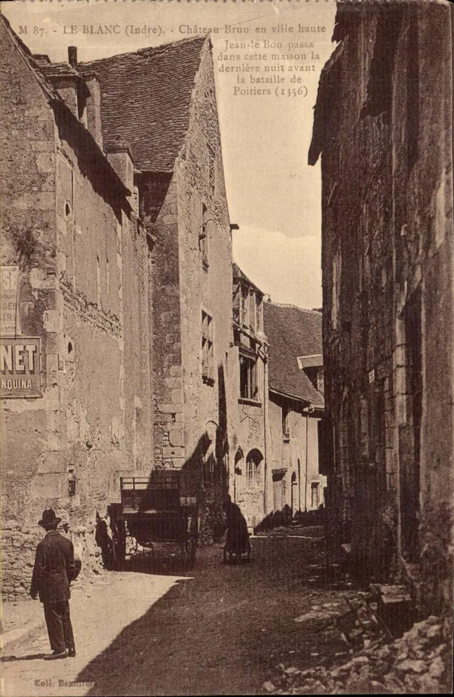 Le Blanc (Indre) — Château Brun in der Oberstadt — Col. Béquillet - Vorderseite