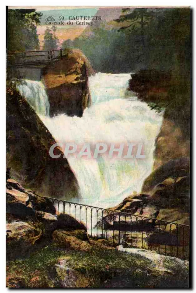 Cascata do Cerisey — Cauterets — editor não identificado - Frente