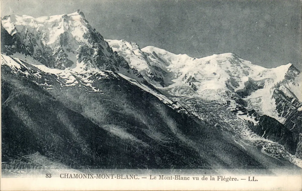 Chamonix-Mont-Blanc — Mont Blanc aus Sicht der Flégère — LL. - Vorderseite