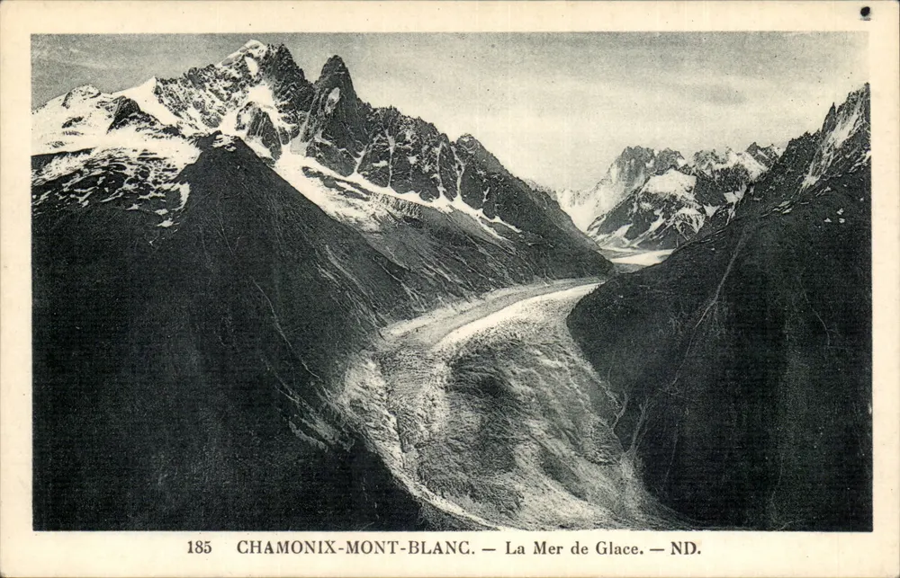Chamonix-Mont-Blanc — A Mar de Gelo — ND. - Frente