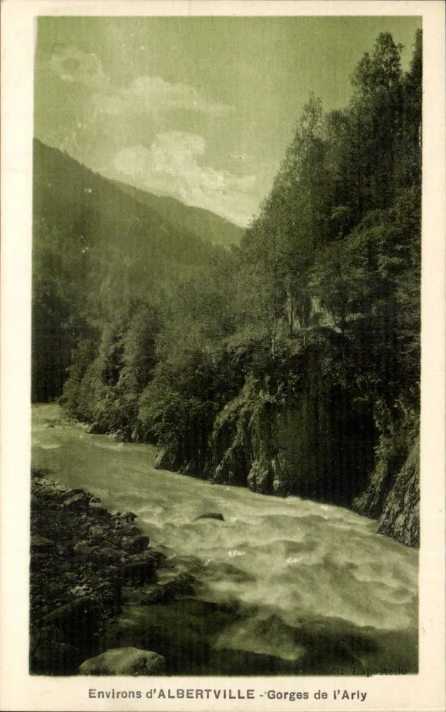 Arredores de ALBERTVILLE - Gorges do Arly — Edição Lapostollo - Frente