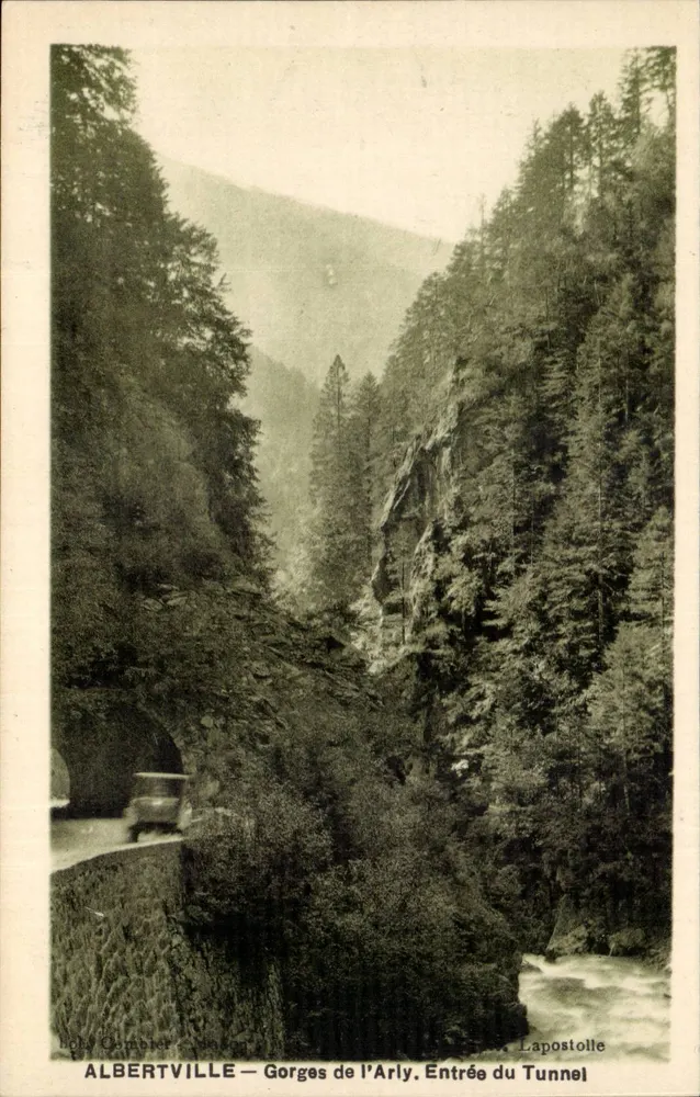 Albertville — Gorges de l'Arly. Eingang zum Tunnel — L. Gombier, Lapostolle - Vorderseite