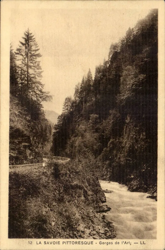Gorges de l'Arly — La Savoie pittoresque — LL n°12 - Frente