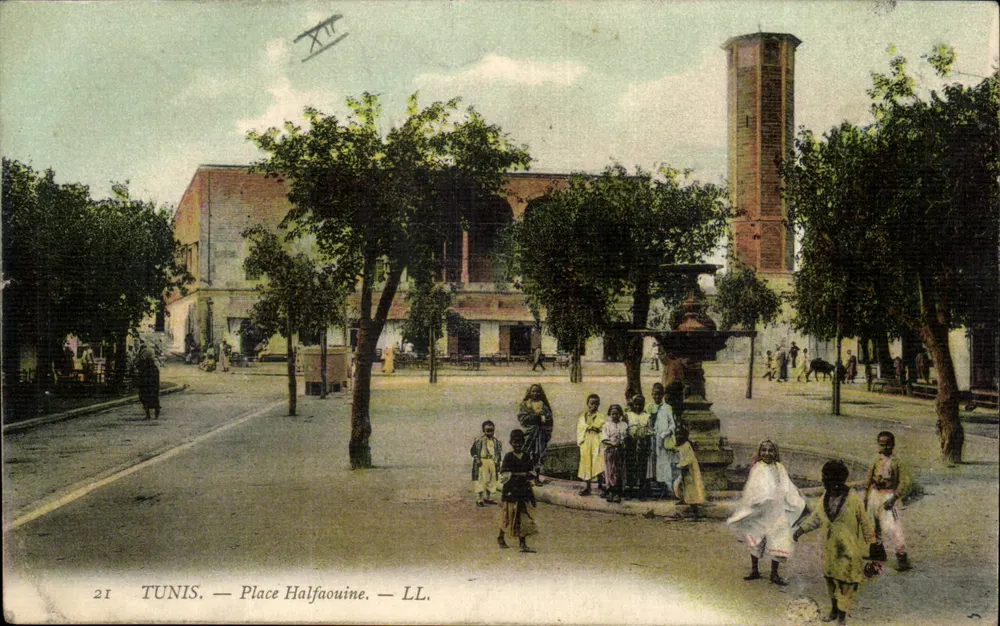 TUNIS — Place Halfaouine — LL. n°21 - Vorderseite