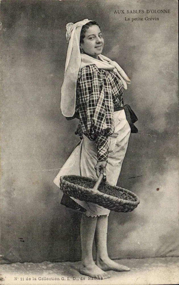 Die kleine Grévin — Aux Sables d'Olonne — Sammlung G.I.D., Nantes - Vorderseite