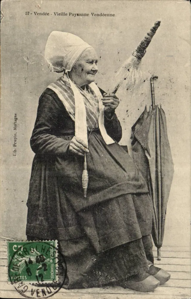 Vendée - Alte Vendéanerin — Lib. Peupin, Morfagne, n°57 - Vorderseite