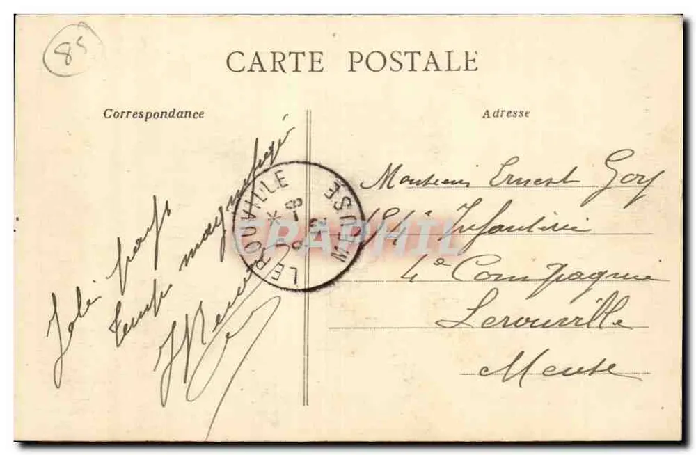 SAINT-LAURENT (Vendée) — Vista geral — Lith. Poupin, Mortemart - Verso