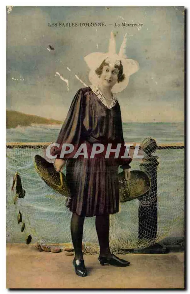 Les Sables-d'Olonne — A Pescadora — F. Thébault, editor - Frente