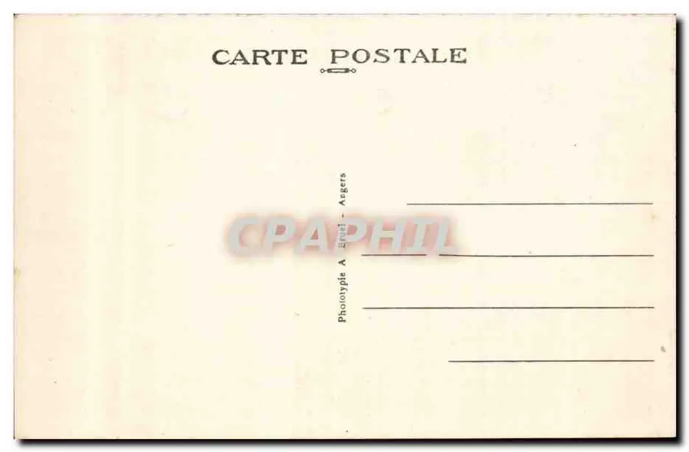 Les Sables-d'Olonne (Vendée) — Estudo de Chapéus A. B. — n° 101 - Verso