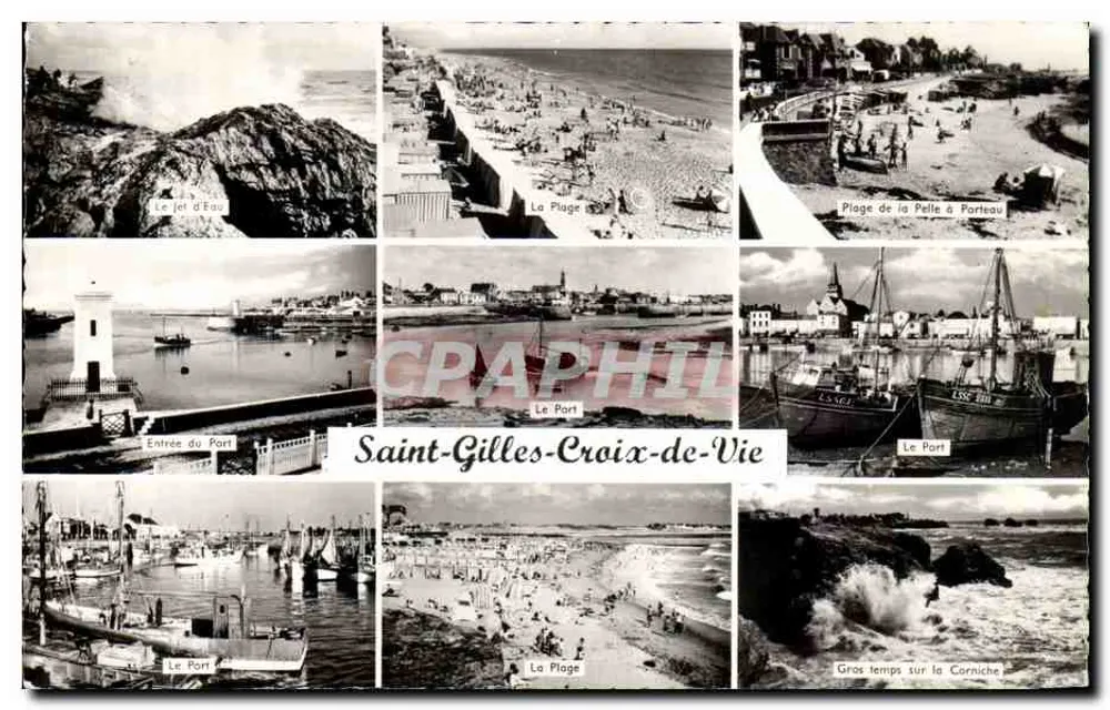 Saint-Gilles-Croix-de-Vie — vista panorâmica — Éditions Gaby - Frente