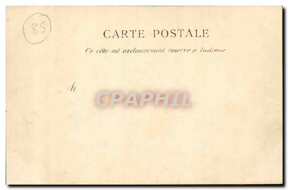 Les Sables-d'Olonne — Auf der Strand. Eine Insel, die verschwinden wird. — T.Lh. Poupia - Madagascar - Rückseite