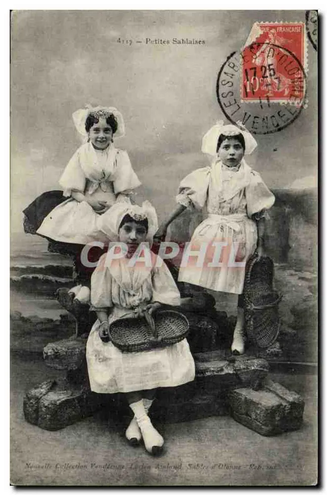 Petites Sahlaïsaises — Coleção Vendézinge, Sables d'Olonne — n° 4117 - Frente