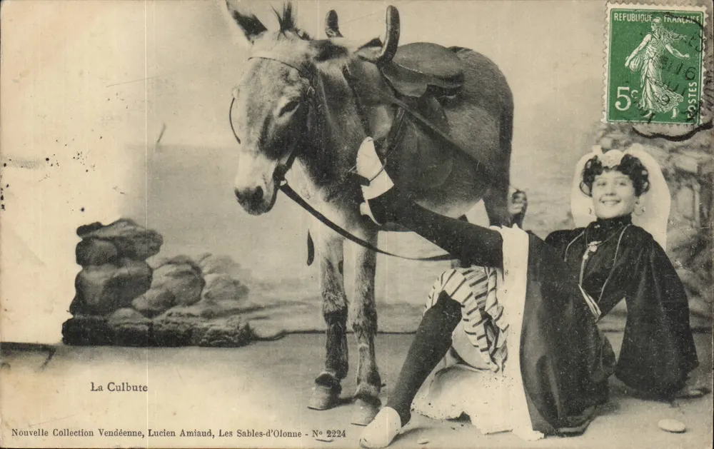 A Culbute — Lucien Amiaud, Les Sables-d'Olonne — N° 2224 - Frente