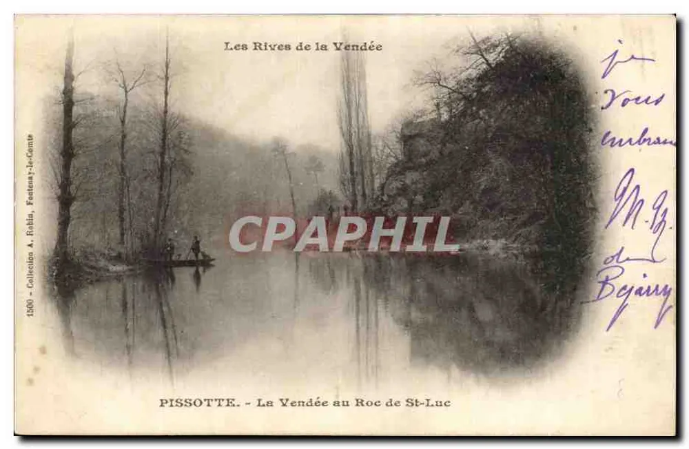 Pissotte - A Vendée no Roc de St-Luc — Coleção A. Fabbia, Fontenay-le-Comte - Frente