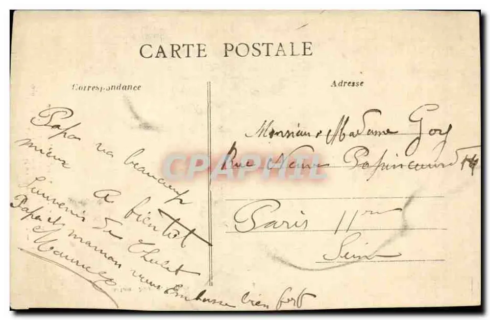 La Vendée Maraichine — scena di gruppo con testo umoristico — Nozais, Nantes, n°15 - Verso