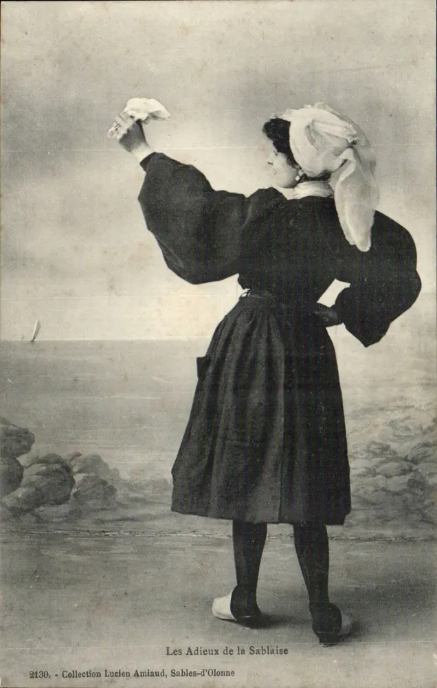 Abschied der Sablaise — Sammlung Lucien Amiaud, Sables-d'Olonne — n° 2130 - Vorderseite