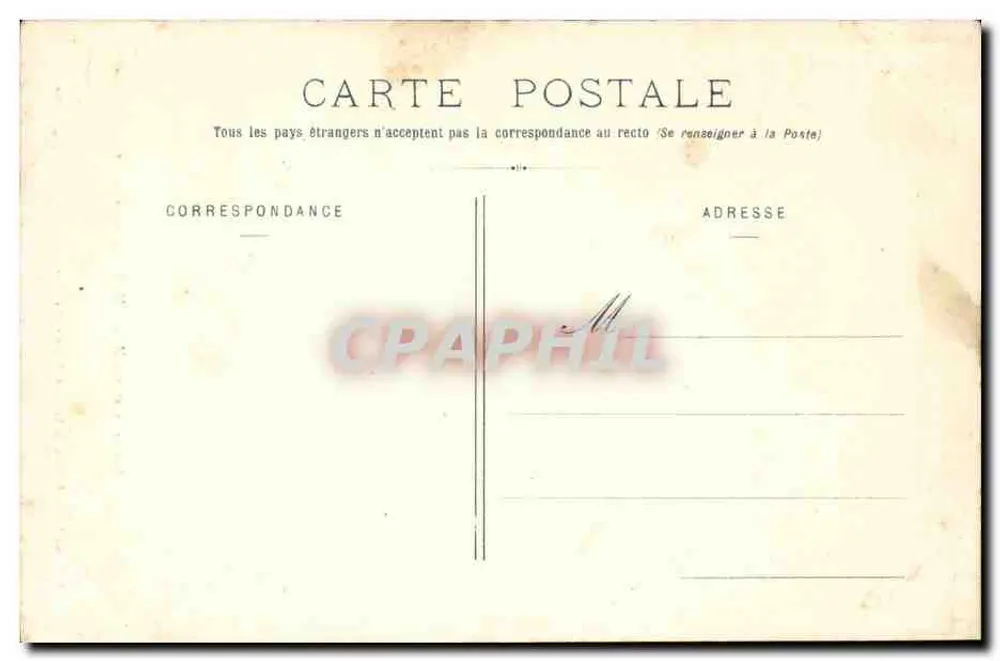 Auf Land und Meer. — Gewohnheit, sich zu ertränken — Sammlung Lucien Aminaud, les Sables-d'Olonne — Nr. 4274 - Rückseite
