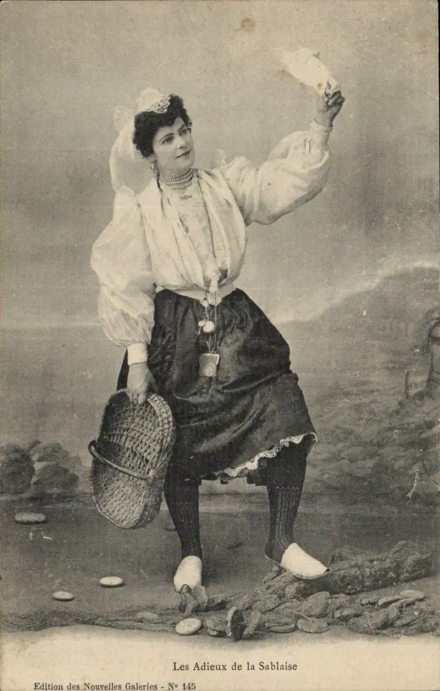 Abschied der Sablaïse — Edition der Nouvelles Galeries — Nr. 145 - Vorderseite