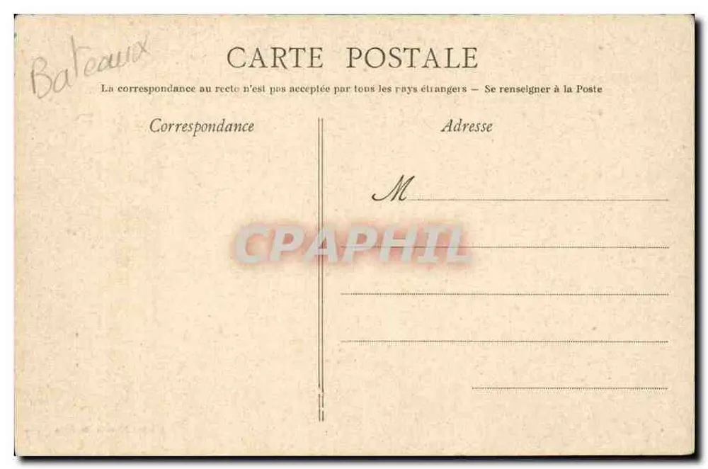 Sables-d'Olonne — Sardinenboote, die nach der Fischerei zurückkehren — Arlaud-Noré, Nantes - Rückseite