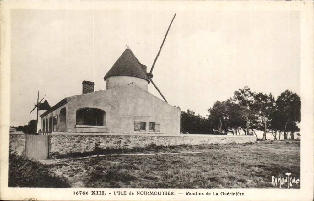 Mühle von La Guérinière — L'Île de Noirmoutier — Ramuntcho, n° 16766 XIII - Vorderseite