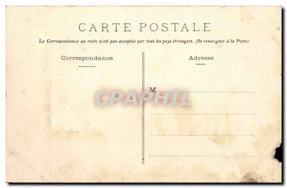 Noirmoutier (Vendée) — Der Landungssteg & Eingang zum Wald — unbekannter Verleger, Nr. 1170 - Rückseite