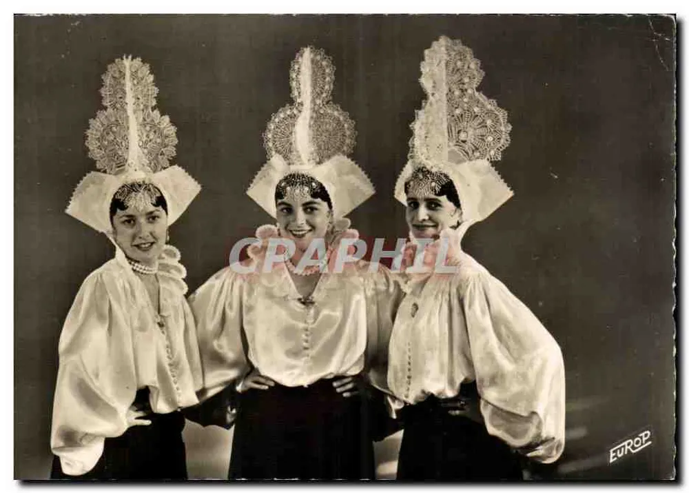 Die Sablaisen im traditionellen Kleid — authentisch — Edition von Europ'Henrines, Nr. 1770 - Vorderseite