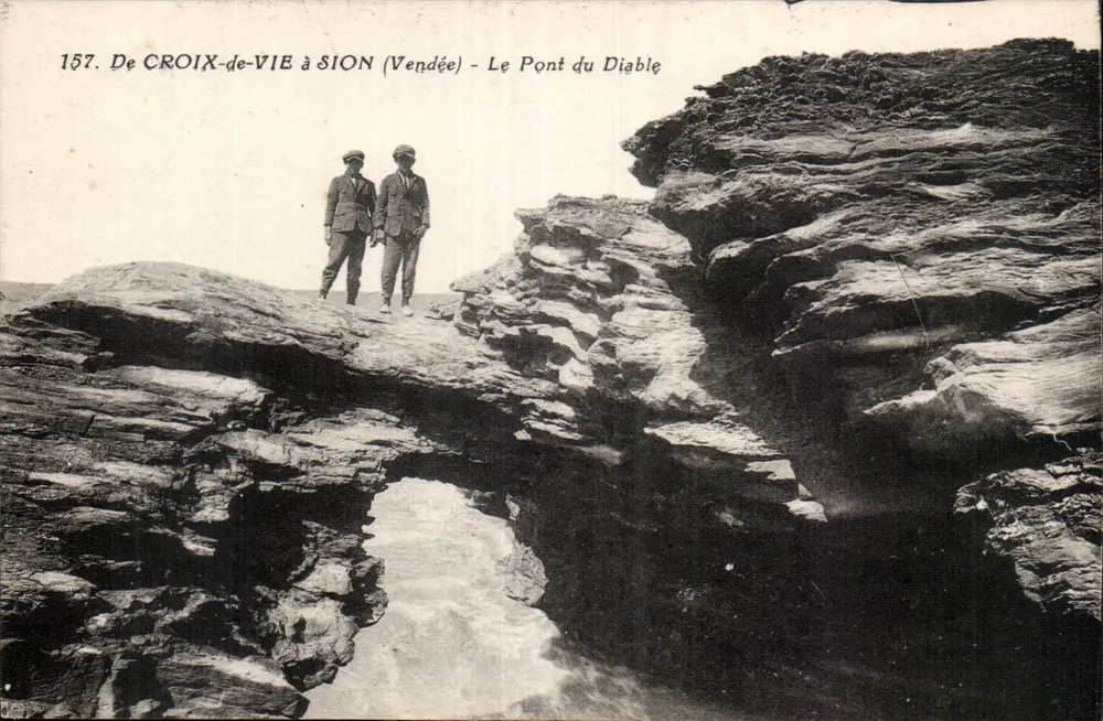 Der Teufelsbrücke — Von Croix-de-Vie nach Sion (Vendée) — N.P. Verlag Croix-de-Vie - Vorderseite