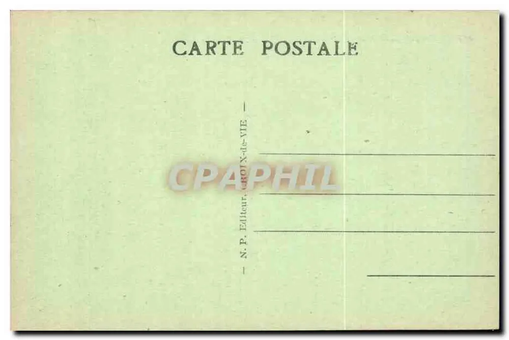 Der Teufelsbrücke — Von Croix-de-Vie nach Sion (Vendée) — N.P. Verlag Croix-de-Vie - Rückseite