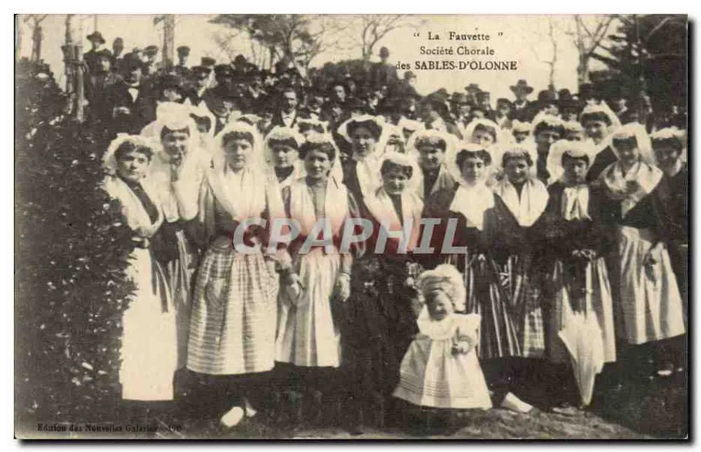 La Fauvette — Chorgesellschaft von SABLES-D'OLONNE — Ausgabe der Nouvelles Galeries - Vorderseite