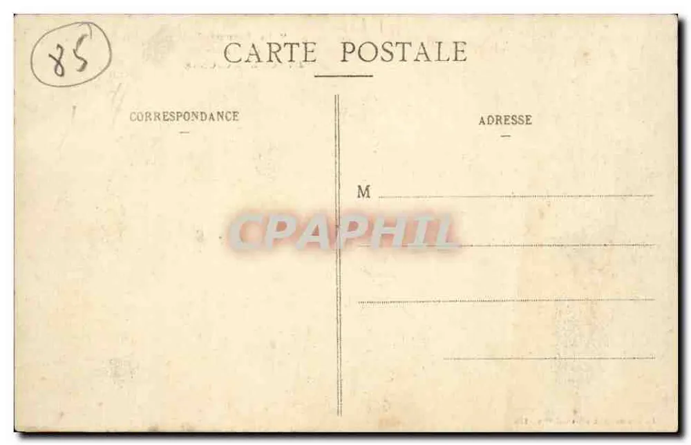 La Fauvette — Chorgesellschaft von SABLES-D'OLONNE — Ausgabe der Nouvelles Galeries - Rückseite