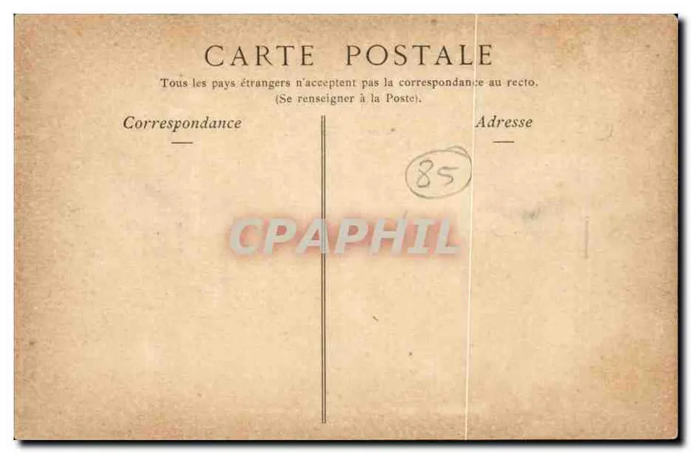 Les Sables-d'Olonne — Sablaises warten auf die Fischer — Collections ND Phot, n°77 - Rückseite