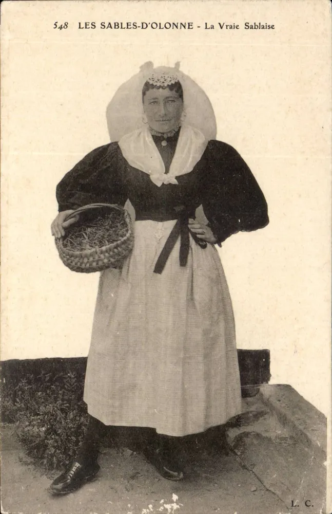 Les Sables-d'Olonne - Die wahre Sablaïse — L.C. n°548 - Vorderseite