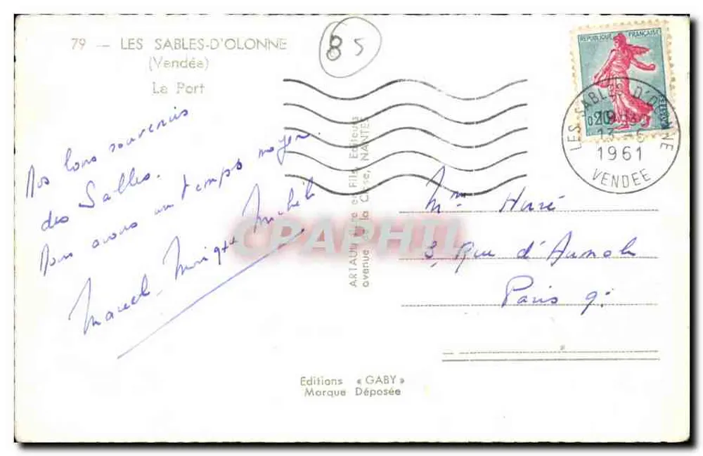 O porto de Les Sables-d'Olonne — vista panorâmica — Gaby - Verso