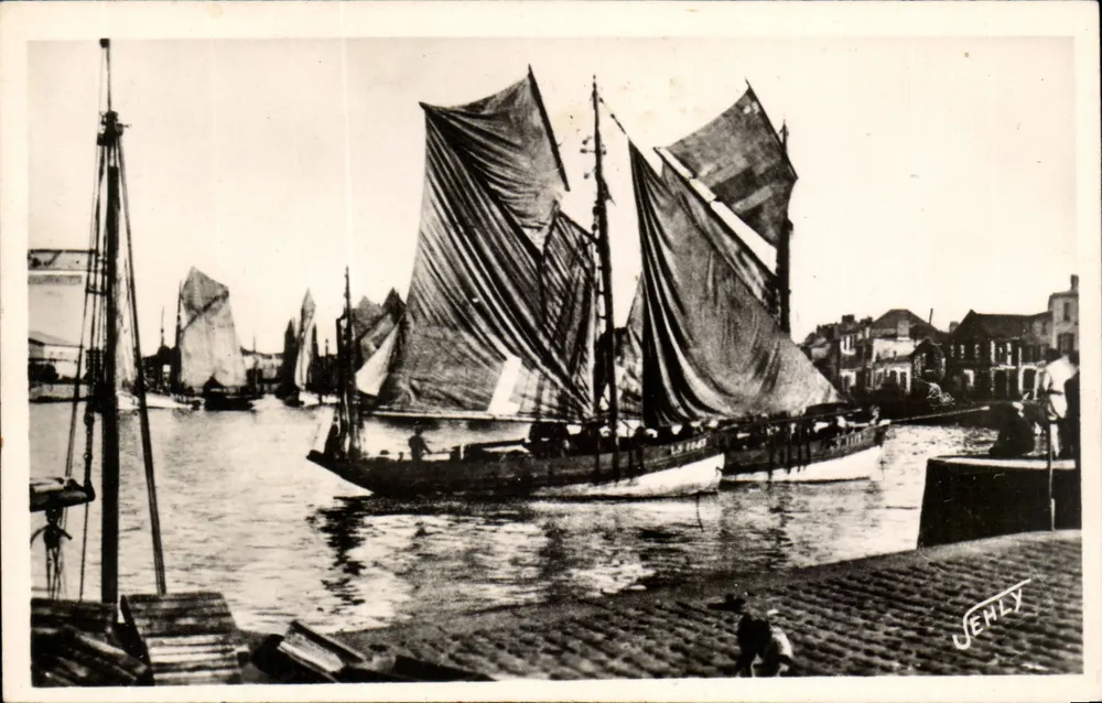 Les Sables-d'Olonne — Odpłynięcie Thaonierów — Wydawnictwo JEHLY - Awers