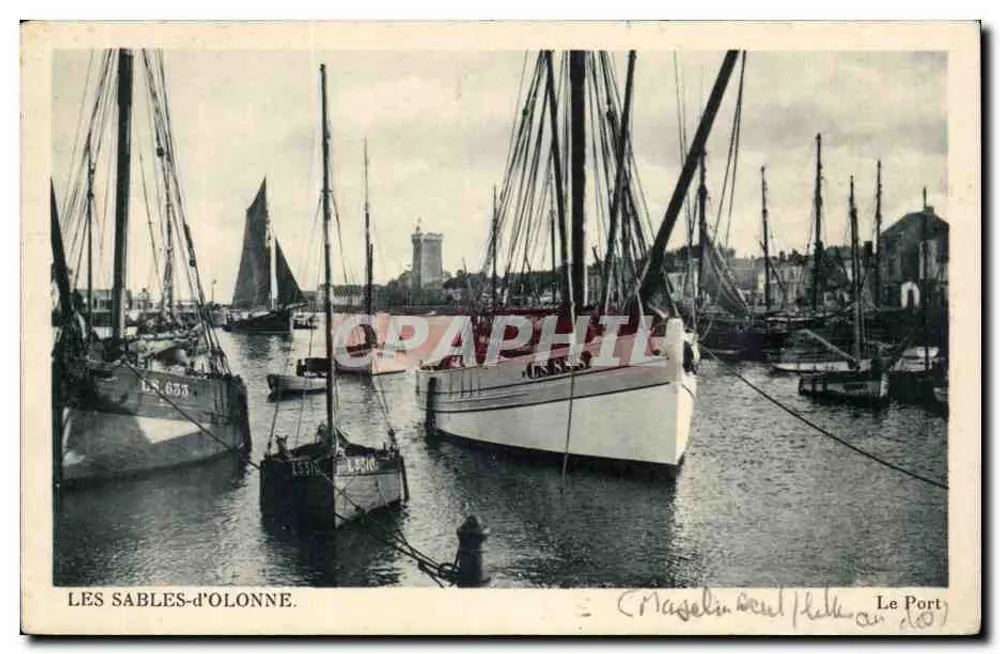 Les Sables-d'Olonne — O Porto — Magelin & Cie, n° 16 - Frente