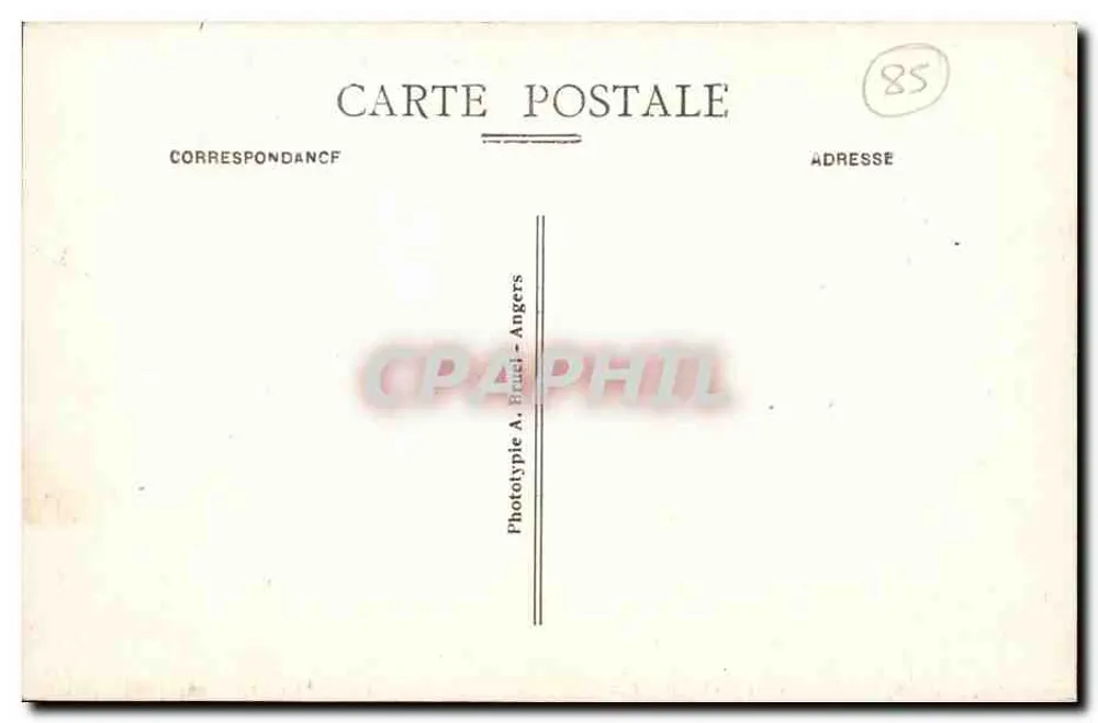 Les Sables-d'Olonne (Vendée) — O Porto — A. B. - Verso