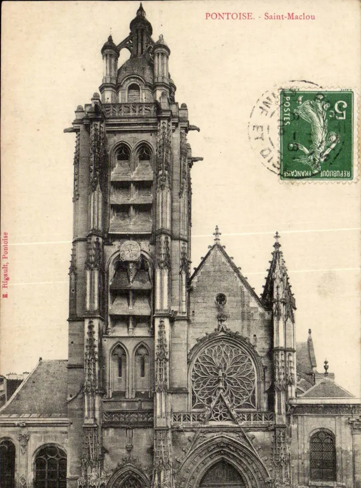 Pontoise - Święty Maclou — wydawca E. Rigault, Pontoise - Awers