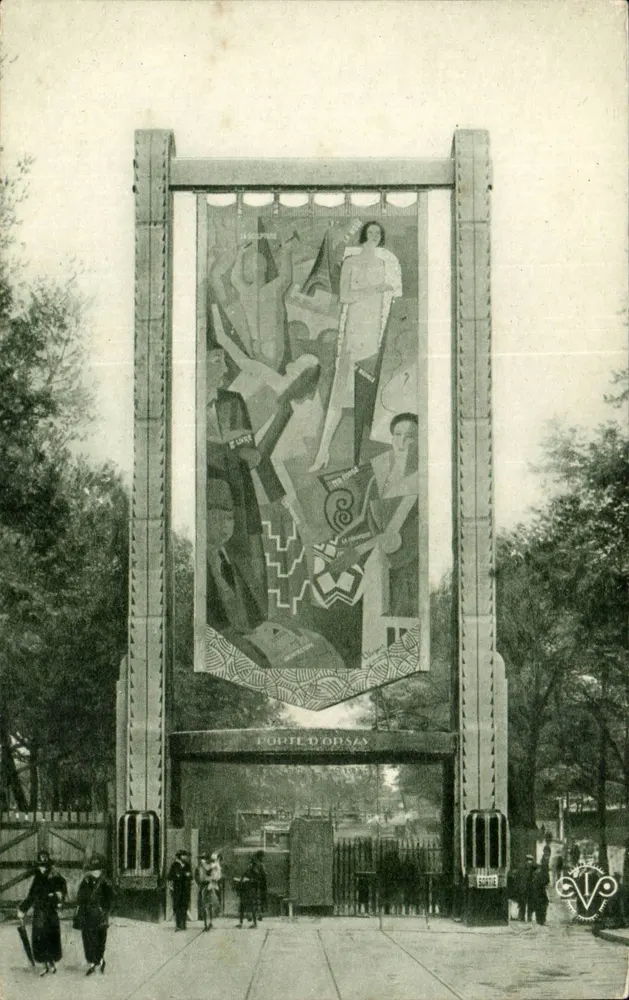 Tor von Orsay — Eingang zum Park — Éditions I.V. Phot. - Vorderseite