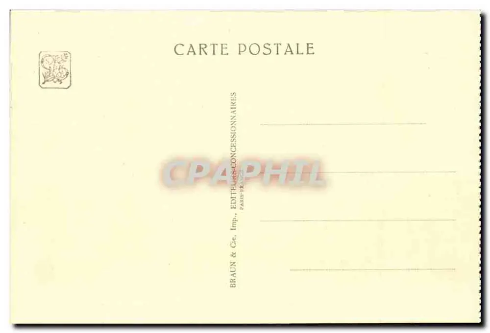 Internationale Kolonialausstellung — Paris 1931 — Pavillon Côte-Algérien - Rückseite