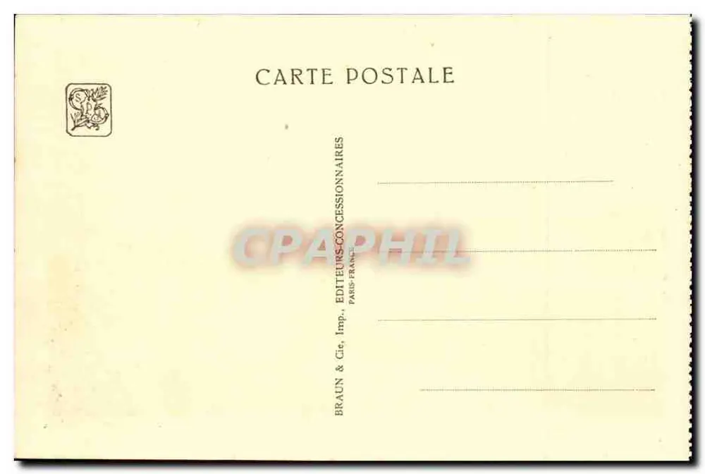 Palast der Metropolitischen Abteilung — Internationale Kolonialausstellung — Paris 1931 - Rückseite