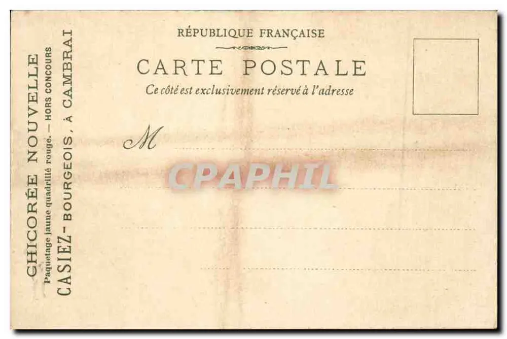 Exposition von 1900 — Pavillon des Äquators — Casiez-Bourgeois, Cambrai - Rückseite