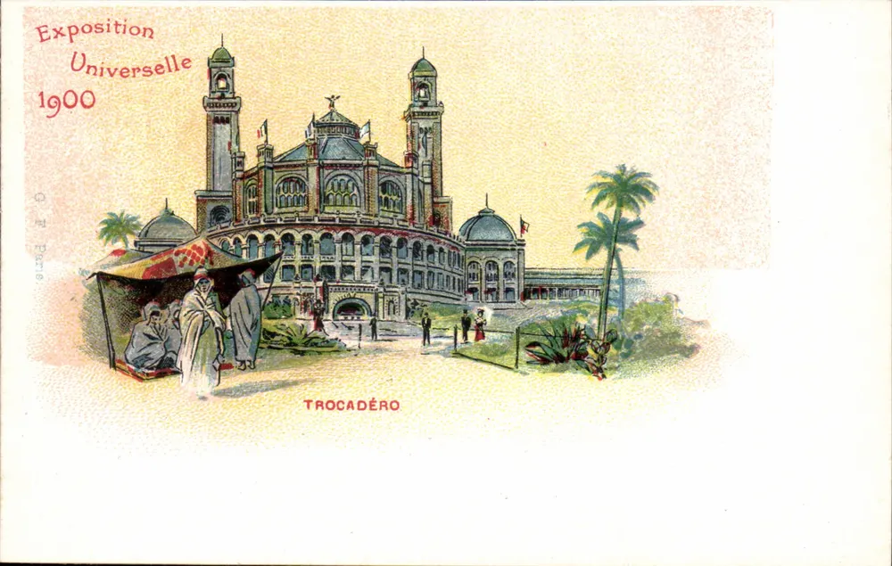 Esposizione Universale 1900 — Trocadéro — editore TROUS - Recto